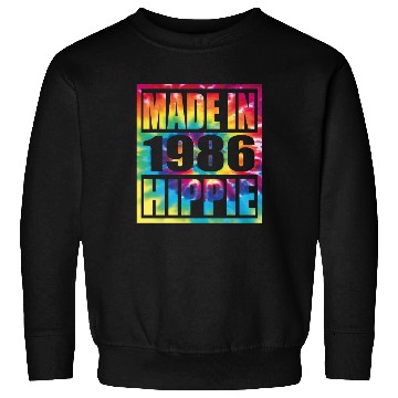 Discover Hippie Birthday 1986 Sweatshirts