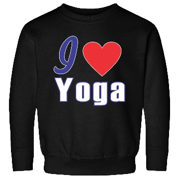 Discover i love yoga Sweatshirts