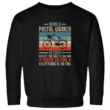 Discover I Am Postal Worker Mail Carrier Mailman Profession Sweatshirts