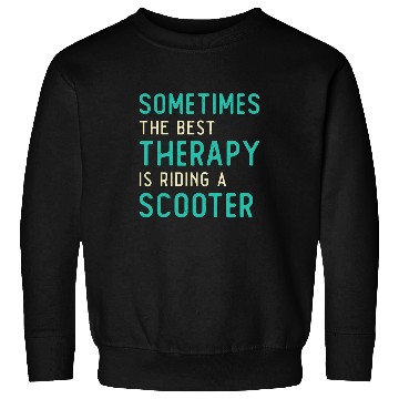 Discover Scooter Driver Best Therapy Stunt Retro Vintage Sweatshirts