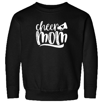 Discover Womens Cheer Mom Sweatshirts Megaphone with Heart Accen