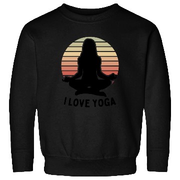 Discover I Love Yoga Sweatshirts