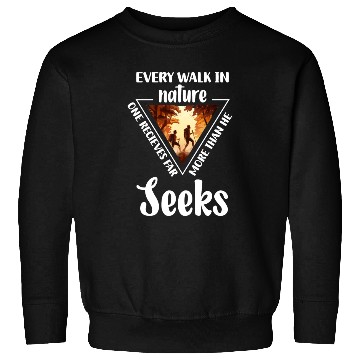 Discover Forest Camping Wilderness Sweatshirts