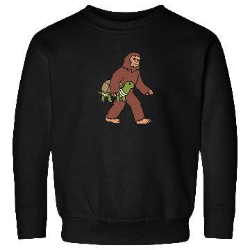 Discover Bigfoot Sasquatch Walking Tortoise Sweatshirts