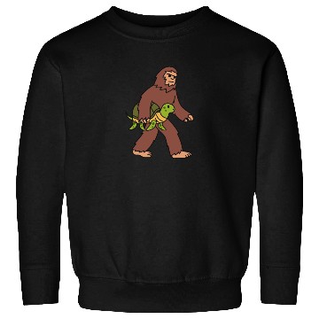Discover Bigfoot Sasquatch Walking Turtle Sweatshirts