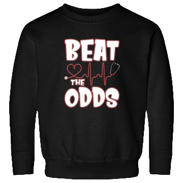 Discover Beat The Odds Funny Nurse Sarcasm Saying Sweatshirts