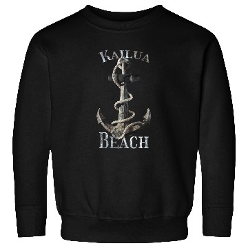 Discover Kailua Beach Hawaii Nautical Anchor Sailing Sweatshirts