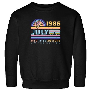 Discover Building Year 1986 In July Sweatshirts