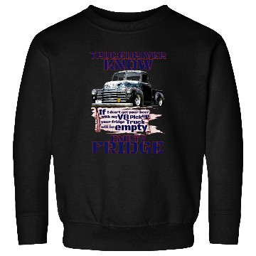 Discover V8 Truck Driver under American Flag Sweatshirts