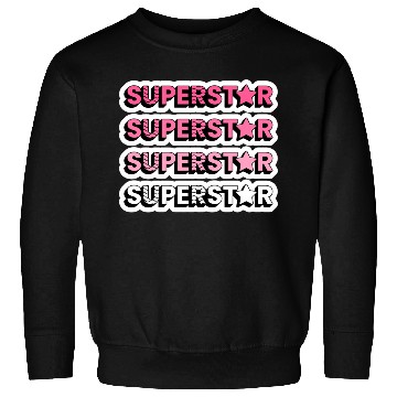 Discover SUPERSTAR!!!!!! (Pink/White Sweatshirts