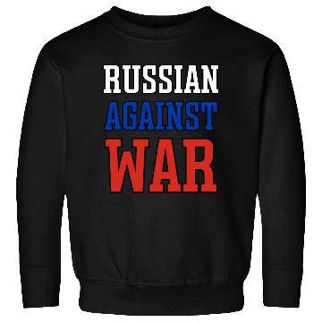 Discover Russian Against war outline Sweatshirts