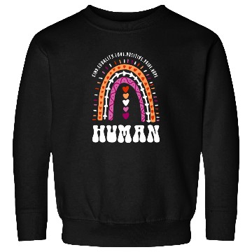 Discover Human Lesbian Pride Boho Rainbow Sweatshirts