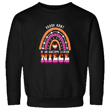 Discover Proud Aunt Awesome Lesbian Niece Sweatshirts