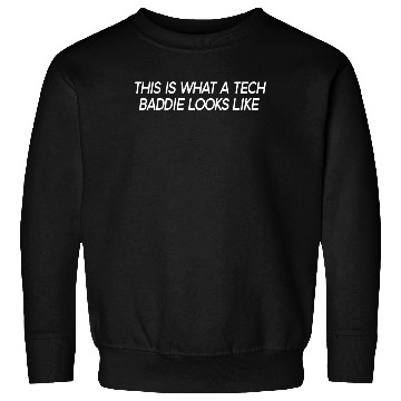 Discover Tech Baddie Women's Coder Programmer STEM Girls Sweatshirts