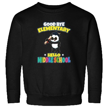 Discover Good Bye Elementary Hello Middle School Graduation Sweatshirts