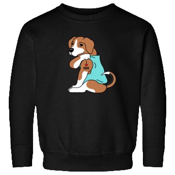 Discover I Love Mom Tattoo Beagle Sweatshirts