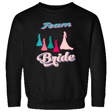 Discover team bride silhouettes bachelorette party Sweatshirts