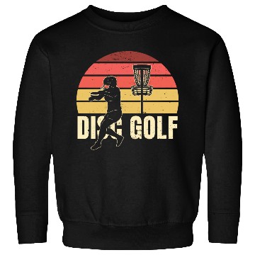 Discover Disc Golf Retro Sunset Sweatshirts