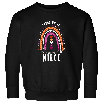 Discover Proud Uncle Lesbian Niece Rainbow Sweatshirts