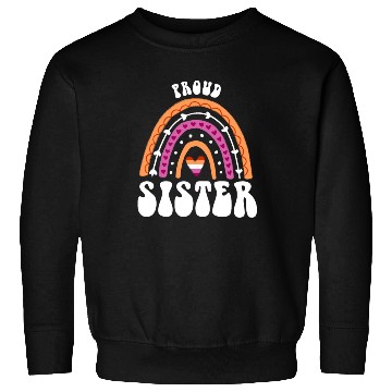 Discover Proud Sister Lesbian Pride Rainbow Sweatshirts