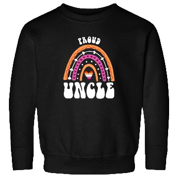 Discover Proud Uncle Lesbian Pride Rainbow Sweatshirts