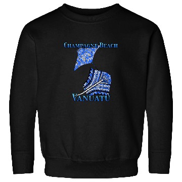 Discover Champagne Beach Vacation Tribal Stingrays Sweatshirts