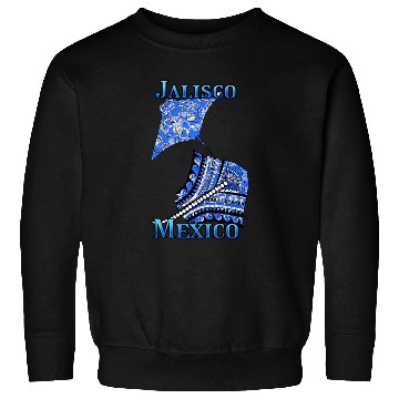 Discover Jalisco Vacation Tribal Stingrays Sweatshirts