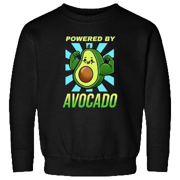 Discover Powered By Avocado For Avocado Lover Sweatshirts