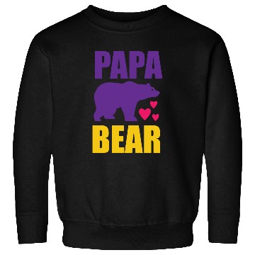 Discover Papa bear funny fathers day Sweatshirts