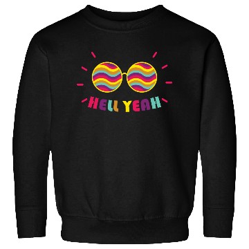 Discover Pride Month - Hell Yeah - Rainbow Glasses Sweatshirts