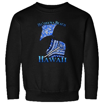 Discover Ho'okena Beach Vacation Tribal Stingrays Sweatshirts