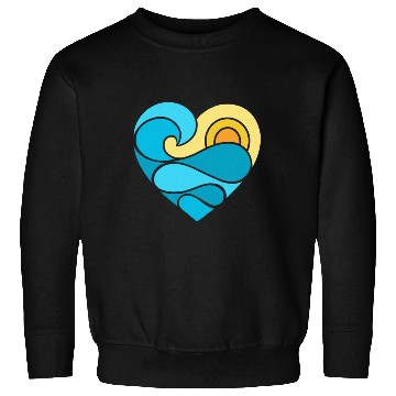 Discover Summer Heart Ocean Sweatshirts