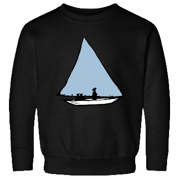 Discover Blue Sailing boat Sweatshirts