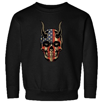 Discover skull flag us Sweatshirts
