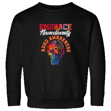 Discover ADHD Awareness Embrace Attention Deficit Warrior Sweatshirts