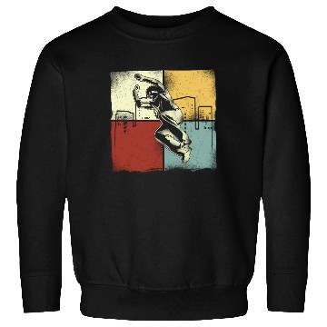 Discover Parkour Free Running Traceur Retro Sweatshirts