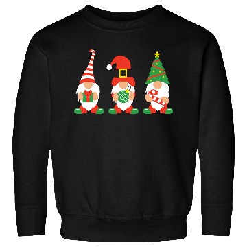 Discover Christmas Gnomes with candy cane, gift Sweatshirts