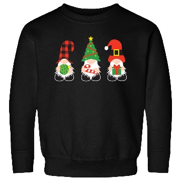 Discover Christmas Gnomes with candy cane, gift Sweatshirts