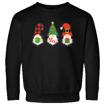 Discover Christmas Gnomes with candy cane, gift Sweatshirts