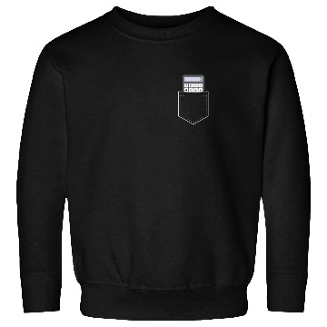 Discover Math Teacher Pocket with calculator funny nerd Sweatshirts