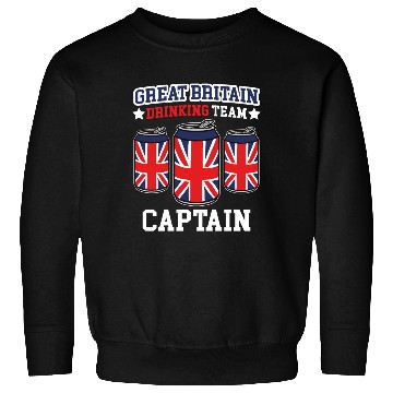 Discover Great Britain Drinking Team Captain Sweatshirts