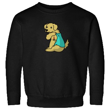 Discover I Love Mom Tattoo Golden Retriever Sweatshirts