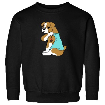 Discover I Love Mom Tattoo English Bulldog Sweatshirts