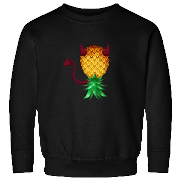 Discover Swinger Upside Down Bad Pineapple Devil Horn Sweatshirts