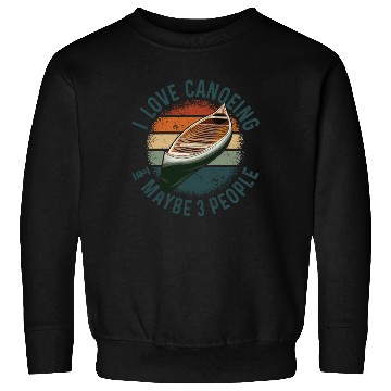 Discover Canoe Canoeing Vintage Retro I Sweatshirts