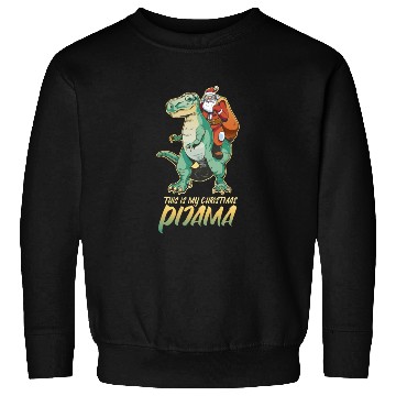 Discover T Rex Santa Pijamas Sweatshirts