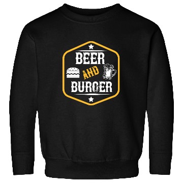 Discover Beer and burger Sweatshirts