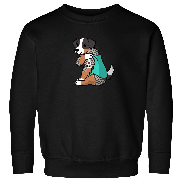 Discover I Love Dad Australian Shepherd Sweatshirts