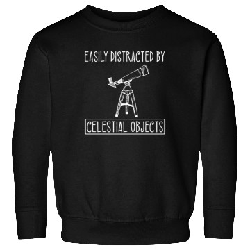 Discover Telescope Lover Celestial Objects Space Astronomer Sweatshirts