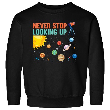 Discover Telescope Solar System Planets Astronomer Sweatshirts